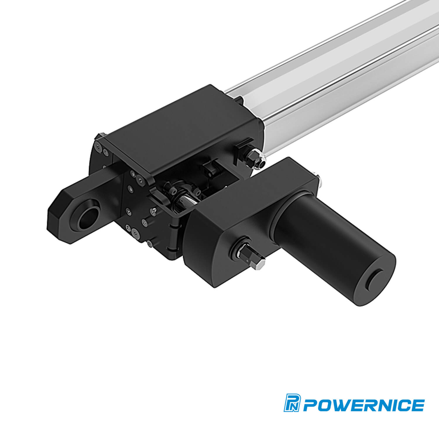 Actuador lineal solar con motor cepillado de 24 V CC con carga máxima 51000 n