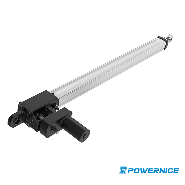 Actuador lineal de seguimiento solar calificado con motor fotovoltaico de 24 V CC