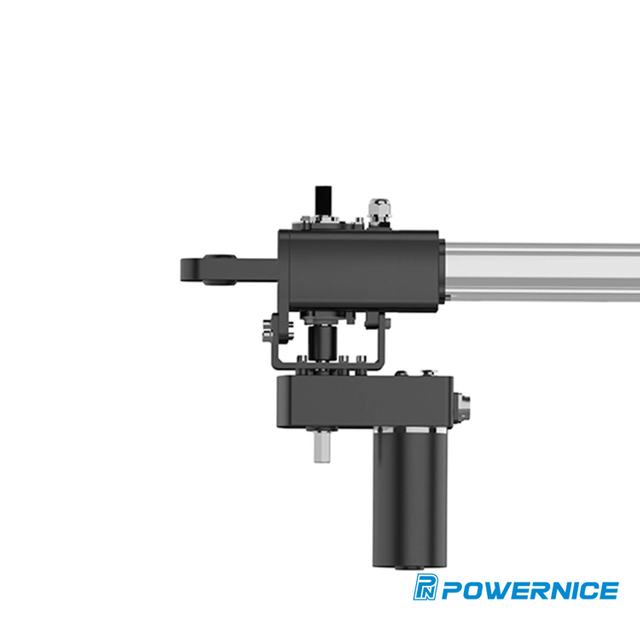 Actuador lineal de seguimiento solar electromecánico largo de matriz fotovoltaica