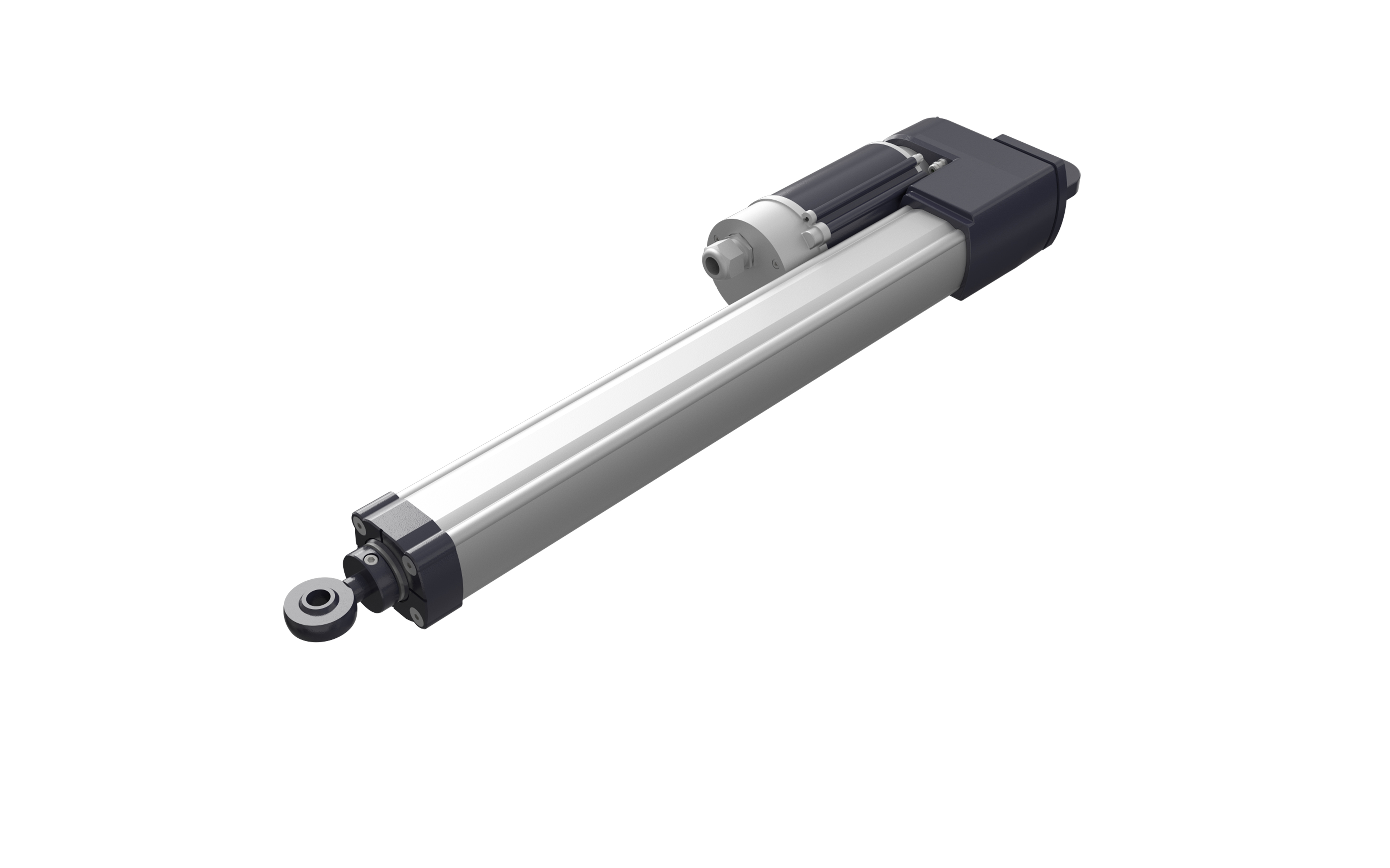 Actuador lineal solar de 12 V CC con protección IP66 diseñado para aplicaciones exigentes de seguimiento solar